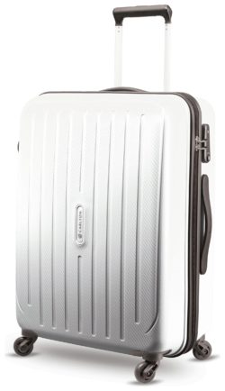 Carlton - Phoenix Large 4 Wheel Trolley Case - White